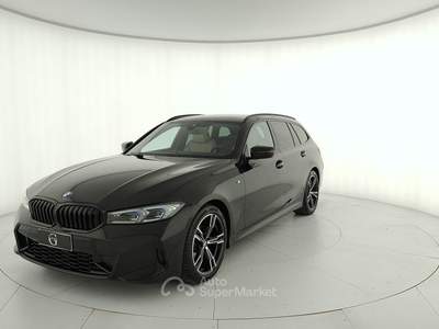 BMW Serie 3 320d 320d touring mhev 48v msport auto Nero usata Cuneo