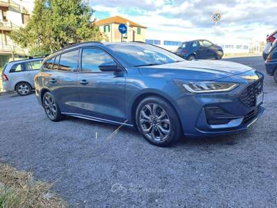 Ford Focus SW 1.5 ecoblue ST-Line X 120cv auto PREZZO REALE Blu/Azzurro usata Savona