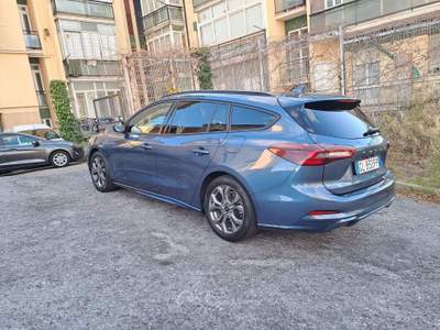 Ford Focus SW 1.5 ecoblue ST-Line X 120cv auto PREZZO REALE Blu/Azzurro usata Savona