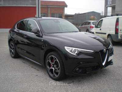 Alfa Romeo Stelvio 2.2 Turbodiesel 210 CV AT8 Q4 Veloce Nero usata Fossano