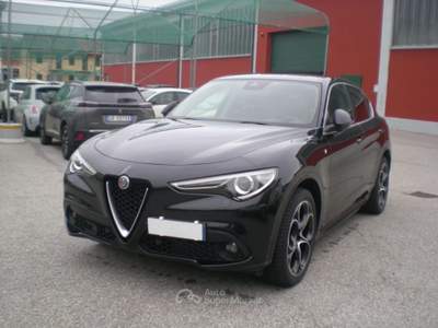 Alfa Romeo Stelvio 2.2 Turbodiesel 210 CV AT8 Q4 Veloce Nero usata Fossano