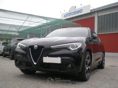 Alfa Romeo Stelvio 2.2 Turbodiesel 210 CV AT8 Q4 Veloce Nero usata Fossano