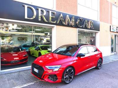 Audi A3 SPB 40 TFSI quattro S-tronic S-line TETTO-MATRIX Rosso usata Savona