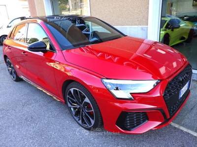 Audi A3 SPB 40 TFSI quattro S-tronic S-line TETTO-MATRIX Rosso usata Savona