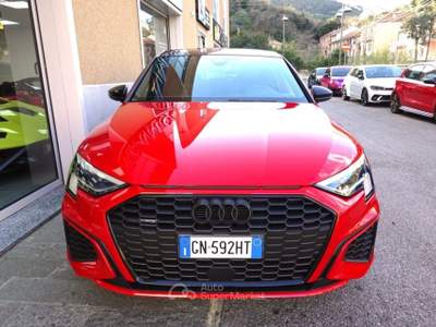 Audi A3 SPB 40 TFSI quattro S-tronic S-line TETTO-MATRIX Rosso usata Savona
