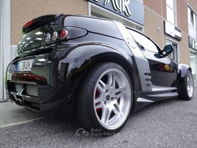 Smart Roadster 700 PASSION PELLE-CERCHI BRABUS-SCARICO-PORTE ALA Nero usata Savona