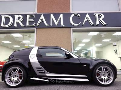 Smart Roadster 700 PASSION PELLE-CERCHI BRABUS-SCARICO-PORTE ALA Nero usata Savona