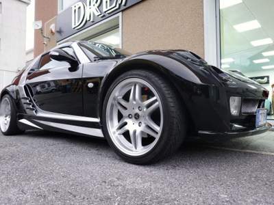 Smart Roadster 700 PASSION PELLE-CERCHI BRABUS-SCARICO-PORTE ALA Nero usata Savona