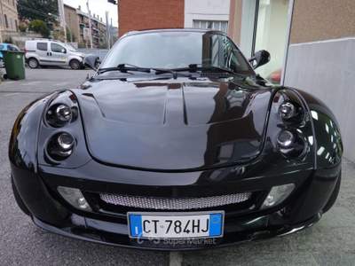 Smart Roadster 700 PASSION PELLE-CERCHI BRABUS-SCARICO-PORTE ALA Nero usata Savona