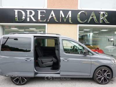 Volkswagen Caddy 2.0 TDI 122 CV DSG Style Maxi 7 POSTI DARK LABEL Grigio usata Savona