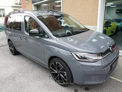 Volkswagen Caddy 2.0 TDI 122 CV DSG Style Maxi 7 POSTI DARK LABEL Grigio usata Savona
