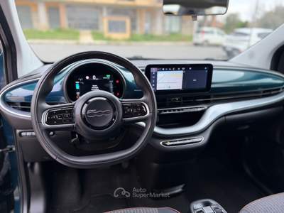 Fiat 500e 42 kWh Icon INTEGRITA' BATTERIA CERTIFICATA FIAT Blu/Azzurro usata Fiumicino