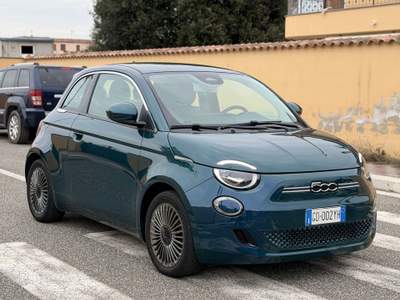 Fiat 500e 42 kWh Icon INTEGRITA' BATTERIA CERTIFICATA FIAT Blu/Azzurro usata Fiumicino
