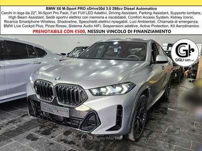 BMW X6 XDrive 30d MSport PRO C22" M Pelle M-Sport Grigio usata Campi Bisenzio