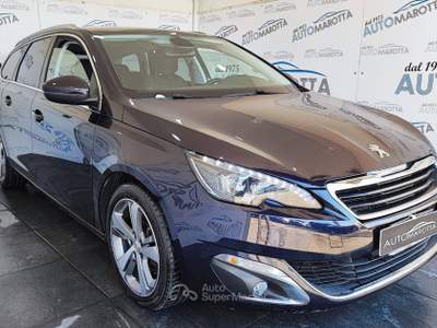 Peugeot 308 308 SW 1.6 bluehdi Allure s&s 120cv NAVI! TETTO! Blu/Azzurro usata Limatola