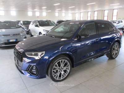 Audi Q3 Q3 35 Identity Black 2.0 TDI 150CV S-Tronic Blu/Azzurro usata Fossano