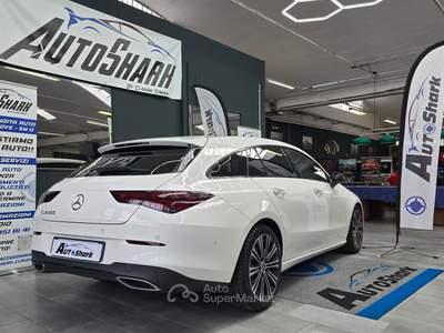 Mercedes-Benz CLA MERCEDES-BENZ CLA 200 SHOOTING BRAKE 163 CV GANCIO TRAINO Bianco usata Torino