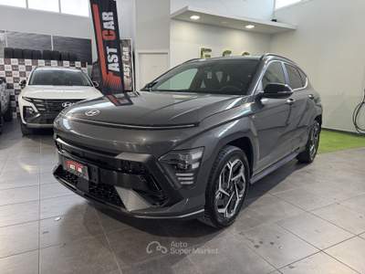 Hyundai Kona KONA 1.6 HEV NLine 2WD DCT Grigio usata Occhiobello