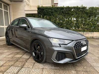 Audi A3 SPB 35 TDI S tronic S line edition Grigio usata Alberobello