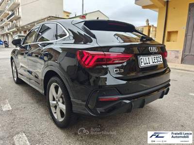 Audi Q3 Q3 Sportback 35 2.0 tdi S line edition quattro s-tronic Nero usata Cassano allo Ionio