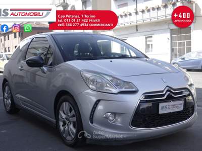 DS Automobiles DS 3 DS3 1.4 VTi 95 Chic unicoproprietario Argento usata Torino
