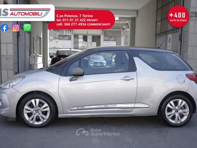 DS Automobiles DS 3 DS3 1.4 VTi 95 Chic unicoproprietario Argento usata Torino