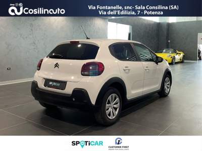 Citroen C3 BlueHDi 100 S&S Van Feel Bianco usata Sala Consilina