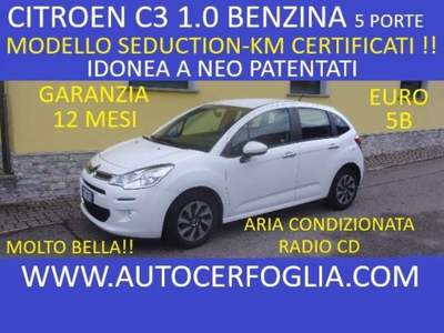 Citroen C3 1.0 puretech Seduction 68cv-X NEO PATENTATI Bianco usata Samolaco