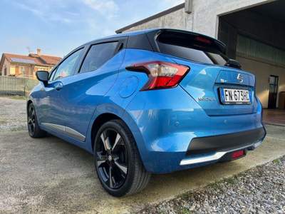 Nissan Micra 1.5 dCi 8V 5 porte Tekna-EURO 6-GARANZIA 12 MESI Blu/Azzurro usata Roburent