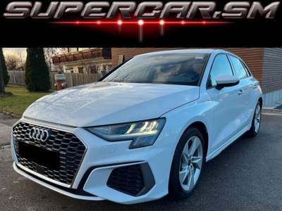 Audi A3 SPORTBACK 35 TDI S TRONIC S LINE PELLE Bianco usata Rimini