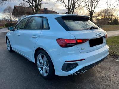 Audi A3 SPORTBACK 35 TDI S TRONIC S LINE PELLE Bianco usata Rimini