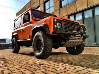 Land Rover Defender 90 2.5 TD5 USATA Arancione usata RODENGO SAIANO