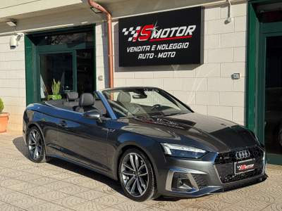 Audi A5 CABRIO 204 CV QUATTRO MHEV S LINE Grigio usata Cerignola
