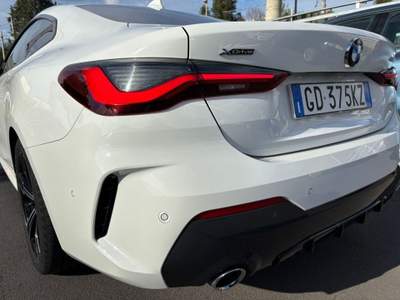 BMW Serie 4 420d d 48V xDrive Coupé Msport Bianco usata Santa Maria di Licodia