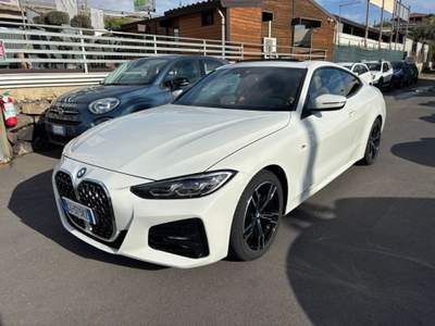 BMW Serie 4 420d d 48V xDrive Coupé Msport Bianco usata Santa Maria di Licodia