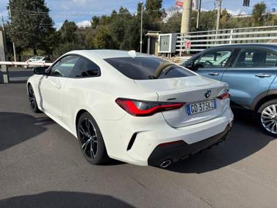 BMW Serie 4 420d d 48V xDrive Coupé Msport Bianco usata Santa Maria di Licodia