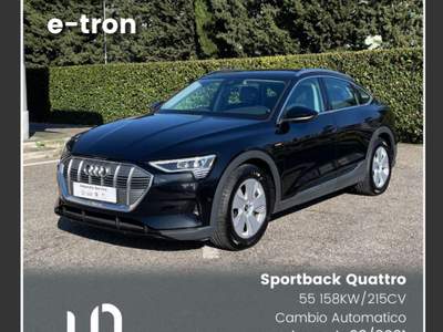 Audi e-tron Sportback 55 Quattro 158KW/215CV Nero usata Polla