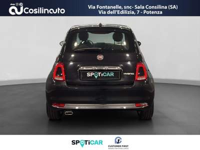 Fiat 500 1.0 Hybrid 70 CV Dolcevita MY24 Nero usata Sala Consilina