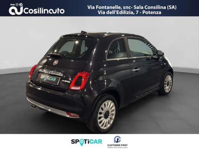 Fiat 500 1.0 Hybrid 70 CV Dolcevita MY24 Nero usata Sala Consilina