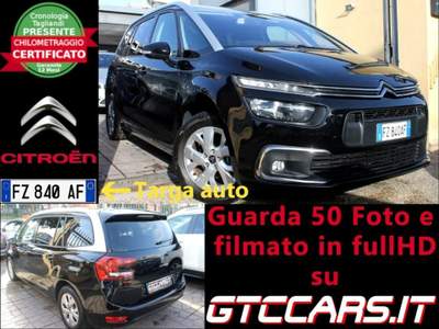 Citroen Grand C4 SpaceTourer 1.5hdi 130Cv EAT8 Nav Pdc Unipro IVA DEDUCIBILE Nero usata Roma