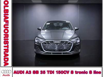 Audi A3 SPB 35 TDI S tronic S line edition Grigio usata Olbia