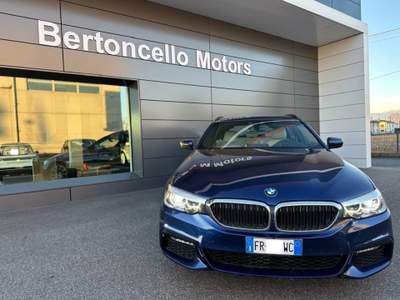 BMW Serie 5 520d d 2.0 190cv xDrive Touring M-SPORT MSPORT Blu/Azzurro usata Castelfranco Veneto