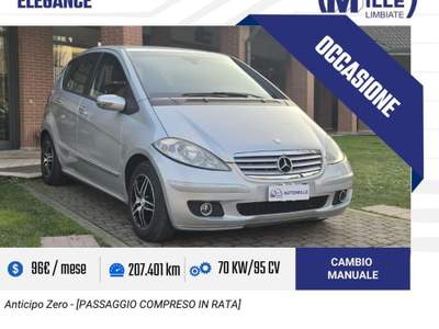 Mercedes-Benz Classe A Elegance Argento usata Limbiate