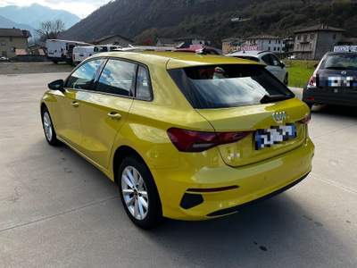 Audi A3 2.0 115cv s-tronic business sportback Giallo usata Ardesio