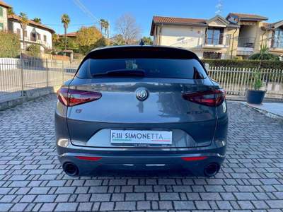 Alfa Romeo Stelvio 2.2 Turbodiesel 210 CV AT8 Q4 Veloce Grigio usata Cadrezzate con Osmate