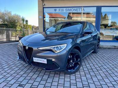 Alfa Romeo Stelvio 2.2 Turbodiesel 210 CV AT8 Q4 Veloce Grigio usata Cadrezzate con Osmate