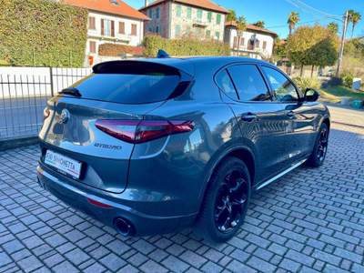 Alfa Romeo Stelvio 2.2 Turbodiesel 210 CV AT8 Q4 Veloce Grigio usata Cadrezzate con Osmate