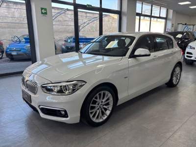 BMW Serie 1 118d 118d Urban 5p Bianco usata Carlentini