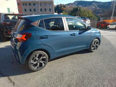 Hyundai i10 1.0 T-GDI N Line - NUOVA - PRONTA CONSEGNA Blu/Azzurro usata Genova