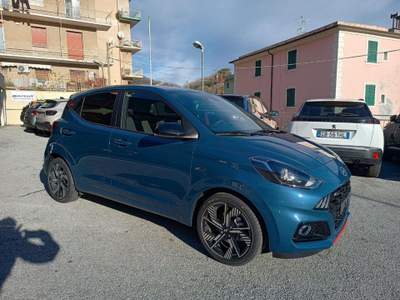 Hyundai i10 1.0 T-GDI N Line - NUOVA - PRONTA CONSEGNA Blu/Azzurro usata Genova